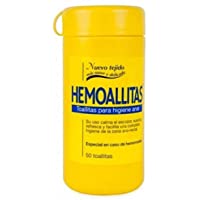 Los mejores  - Hemoal Hemoal Hemoallitas Toallitas para Higiene Anal - 50 Piezas 120 g